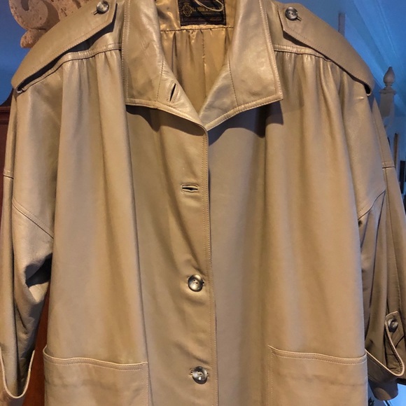 Italian Leather Coat - XL - Excellent condition! - Picture 2 of 8